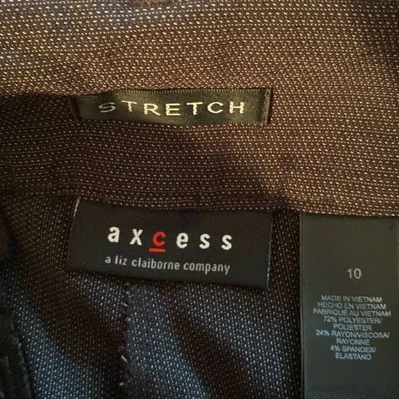 2-pair bundle NWT axcess size 10 dress pants - Picture 6 of 11